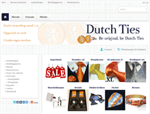 Tablet Screenshot of dutchties.com